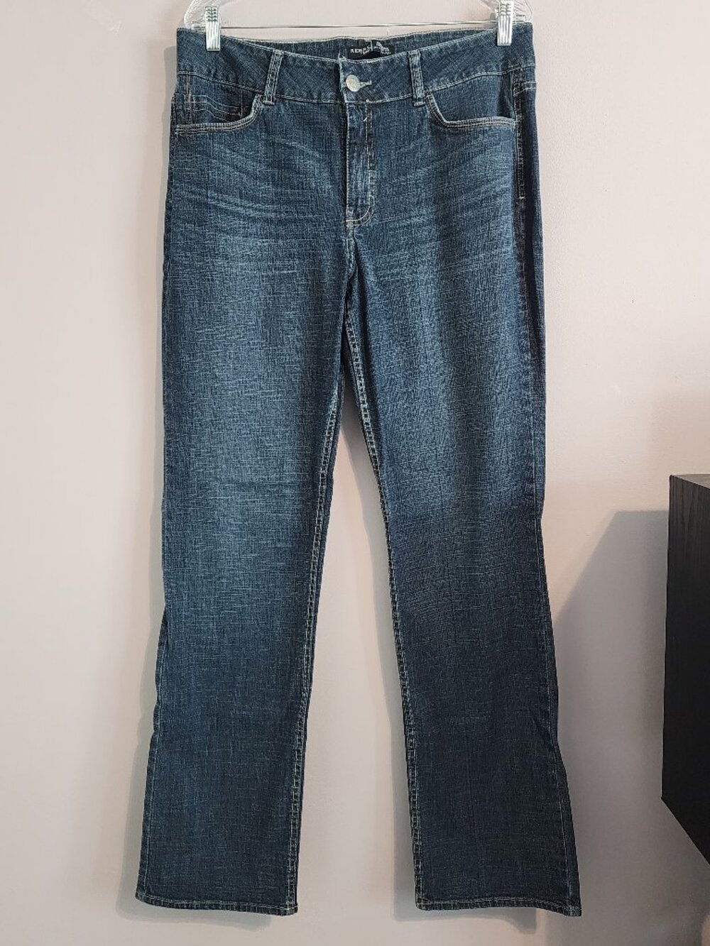 2/$22 Lee Riders Women's Size 14 Long Relaxed Fit Straight Leg Mid-Rise
